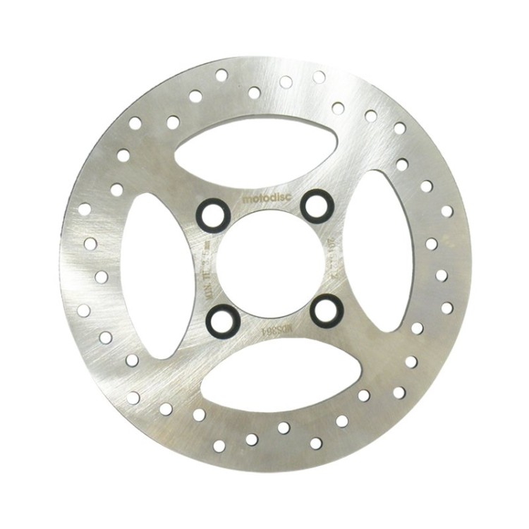 thumbnail image 2 of Caltric Rear Brake Disc Rotor – For Yamaha YFZ450 2007-2013 – Drilled, Chrome – DS116AA1001 2 of 2