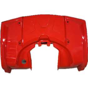 AODES / UPMOTO 650/850/1000 Galinis plastikas (Raudonas blizgus) 17010202800