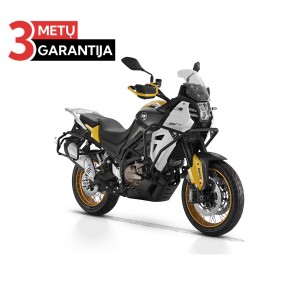 QJMOTOR SVT 650 X SU DAIKTADĖŽĖMIS JUODA/SIDABRINĖ/GELTONA QJMOTOR SVT 650 X SU DAIKTADĖŽĖMIS JUODA/SIDABRINĖ/GELTONA
