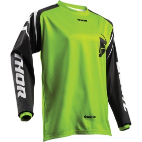 MARŠKINĖLIAI THOR SECTOR ZONES S8 OFFROAD JERSEY ŽALI