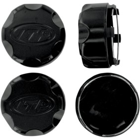 Ratų dangteliai CAP KIT BLACK 4/110, 4/115 (4pcs.)