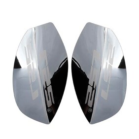 SMAKRO DALIES DANGTELIS LS2 FF900 ŠALMUI – CHROMINIS / JUODAS