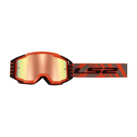 AKINIAI LS2 CHARGER PRO VAIKAMS – HI-VIZ ORANŽINIAI / SIDABRINIAI