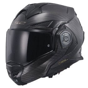 ŠALMAS LS2 FF901 ADVANT X SOLID CARBON – BLIZGI JUODA SPALVA