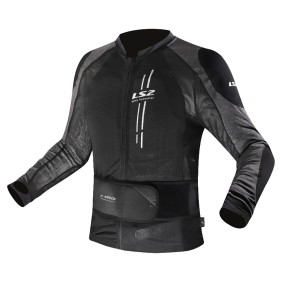 STRIUKĖ LS2 X-ARMOR VYRAMS – JUODA / SIDABRINĖ