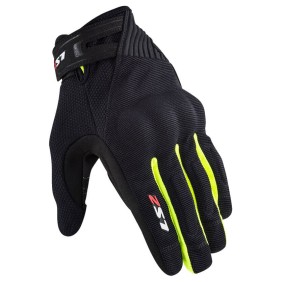 PIRŠTINĖS LS2 DART II VYRAMS – JUODOS / HI-VIZ GELTONOS