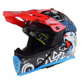 ŠALMAS LS2 MX437 FAST II MINI STARMAW – JUODAS
