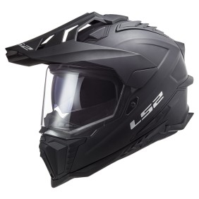 ŠALMAS LS2 MX701 EXPLORER SOLID – MATINĖ JUODA SPALVA