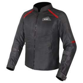 STRIUKĖ LS2 BREEZE VYRAMS – JUODA / RAUDONA