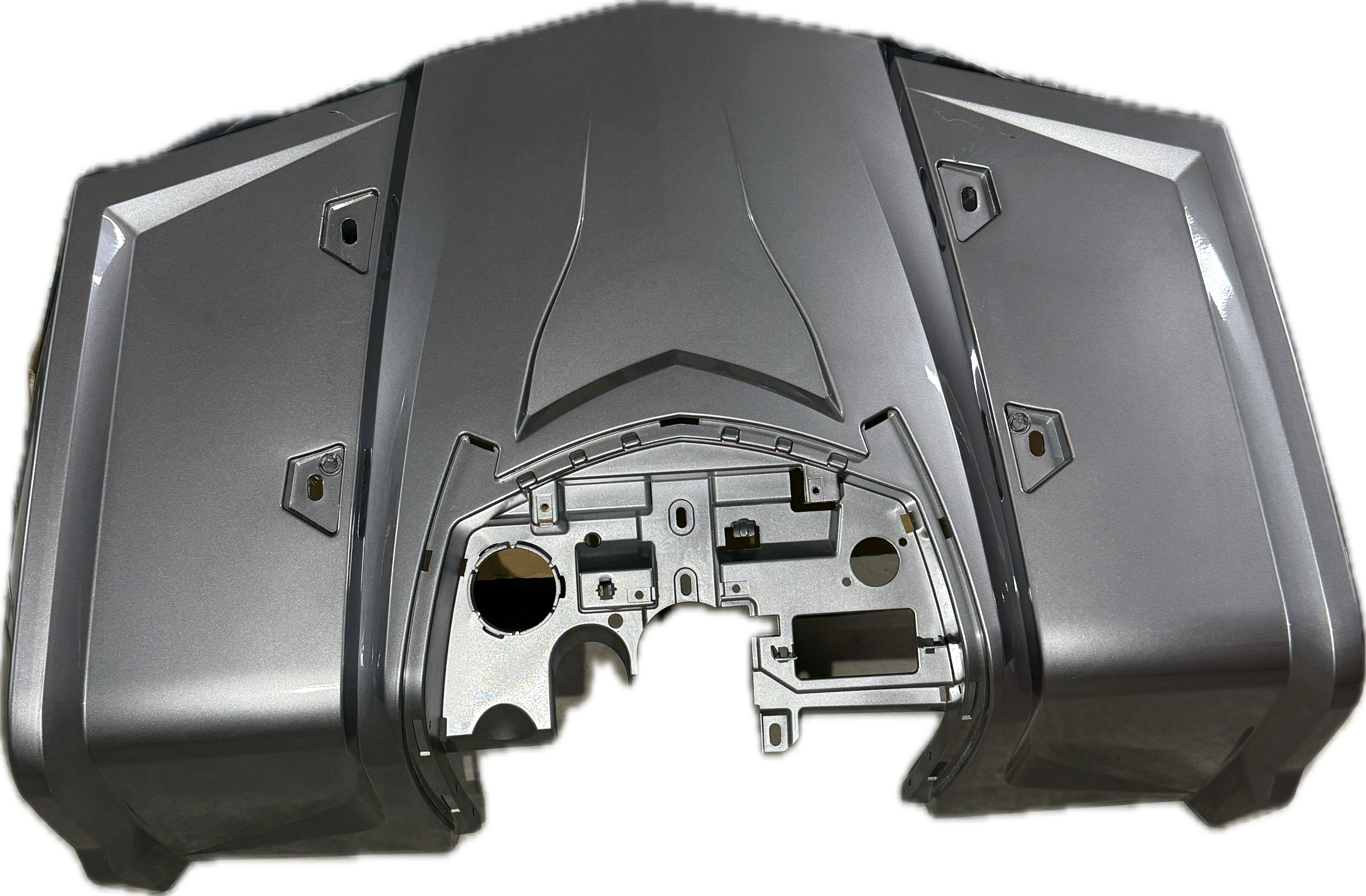 AODES / UPMOTO 650/850/1000 Priekinis plastikas (Fenderis, Titanium Grey) 17010203140