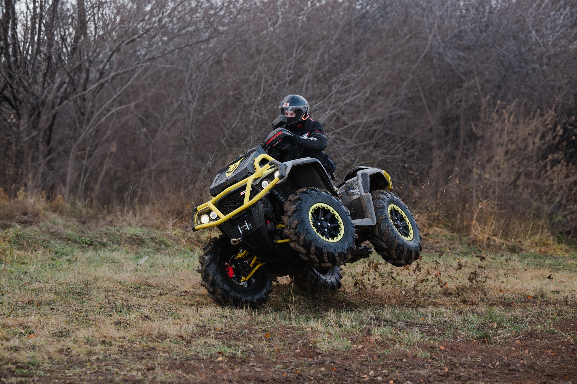 AODES Pathcross 1000S MUD PRO EPS V-Twin T3b KETURRATIS Pilkas/Geltonas