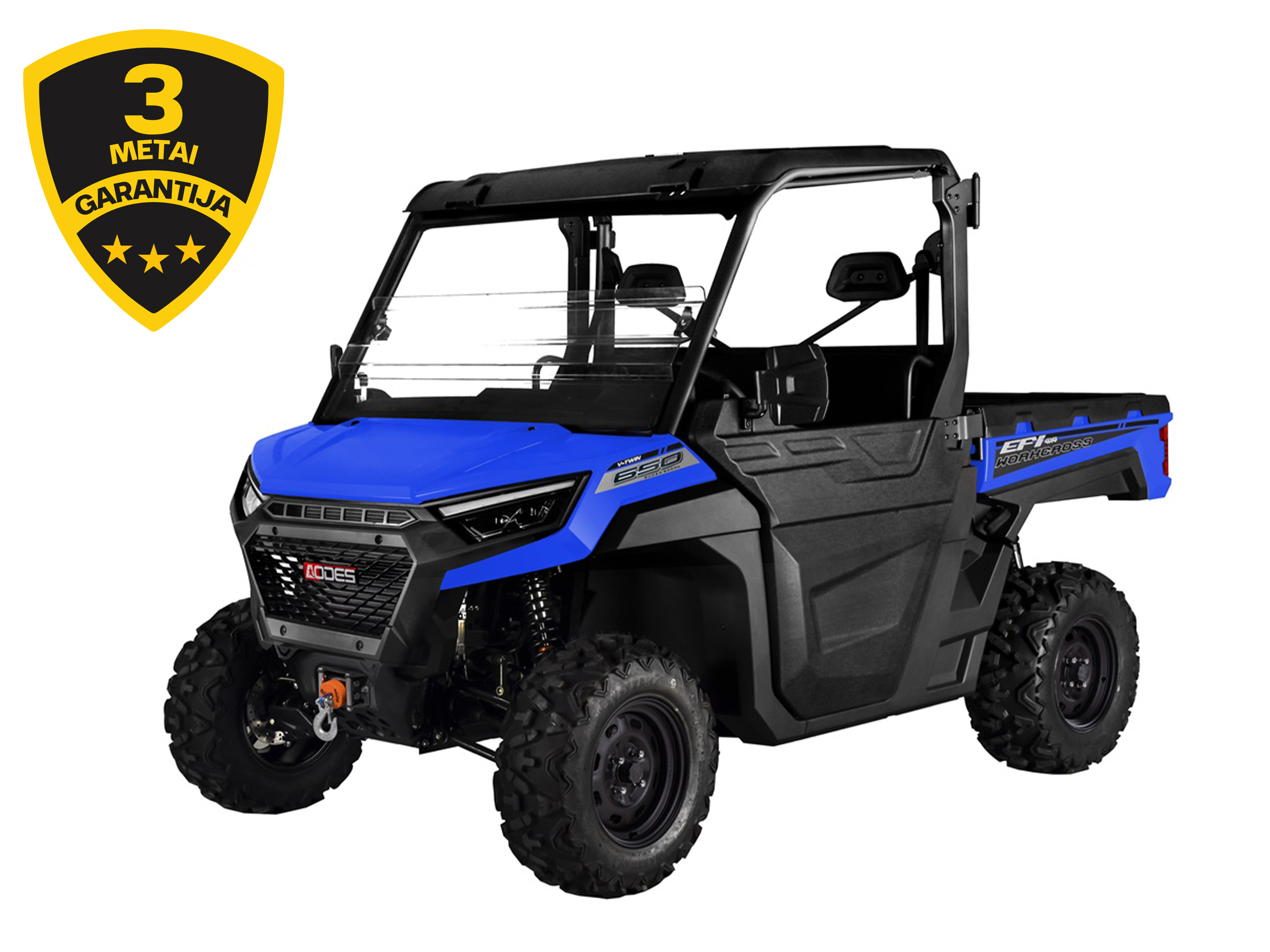 AODES WORKCROSS 650-3 EPS MOTOVISUREIGIS Mėlynas