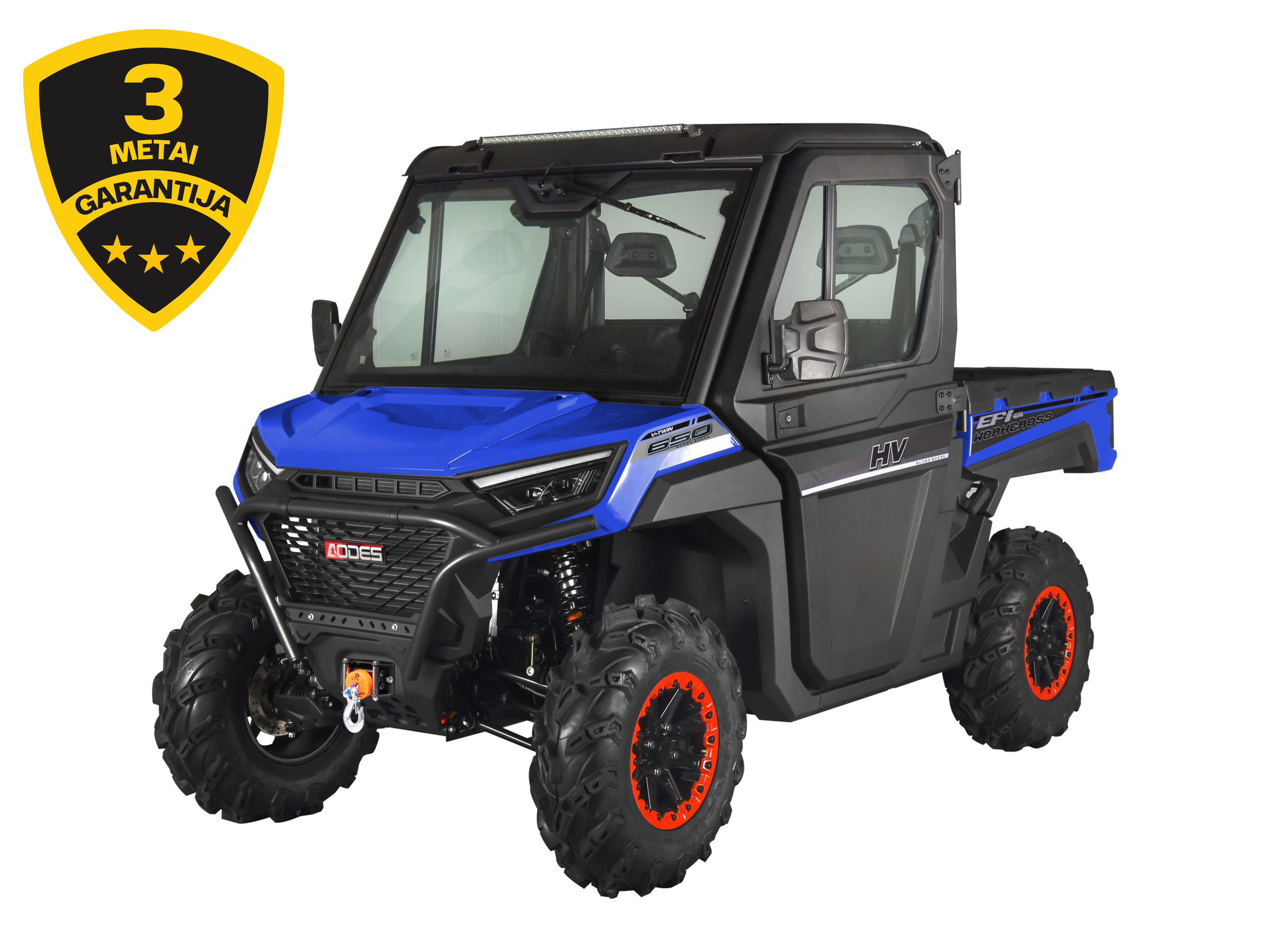 AODES WORKCROSS 650-3 HVAC EPS MOTOVISUREIGIS Mėlynas