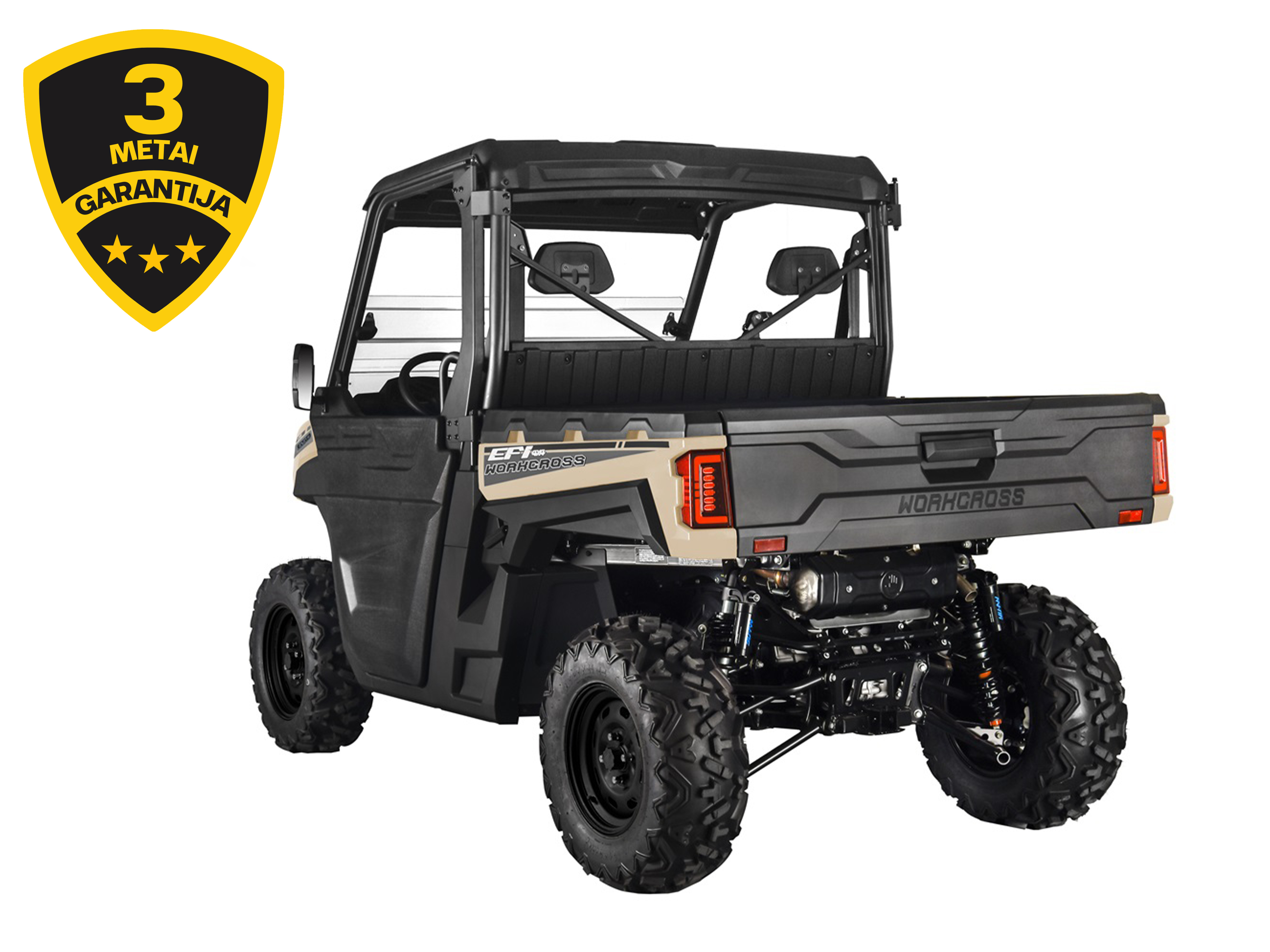 AODES WORKCROSS 650-3 EPS MOTOVISUREIGIS Šviesiai Rudas
