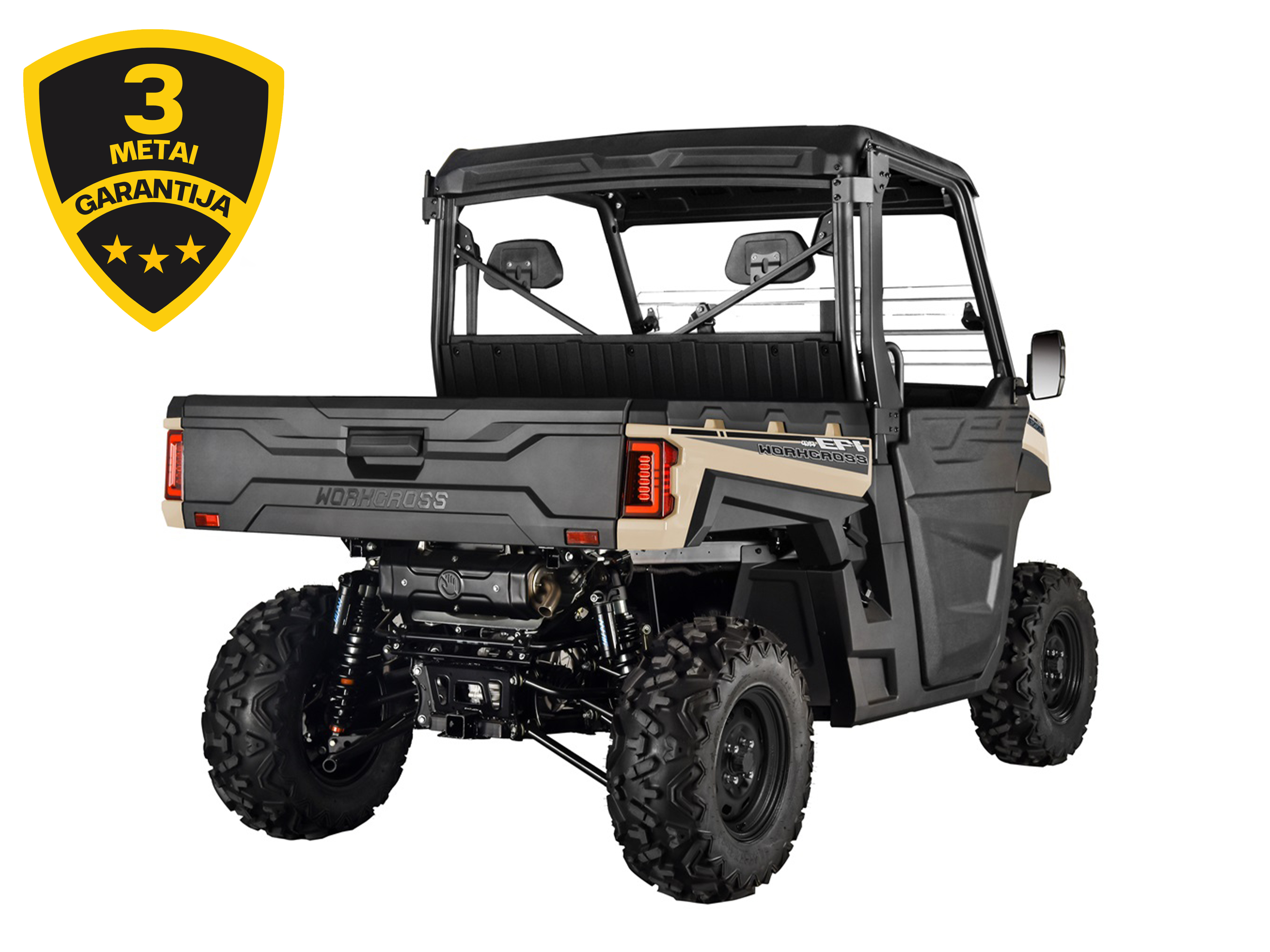 AODES WORKCROSS 650-3 EPS MOTOVISUREIGIS Šviesiai Rudas