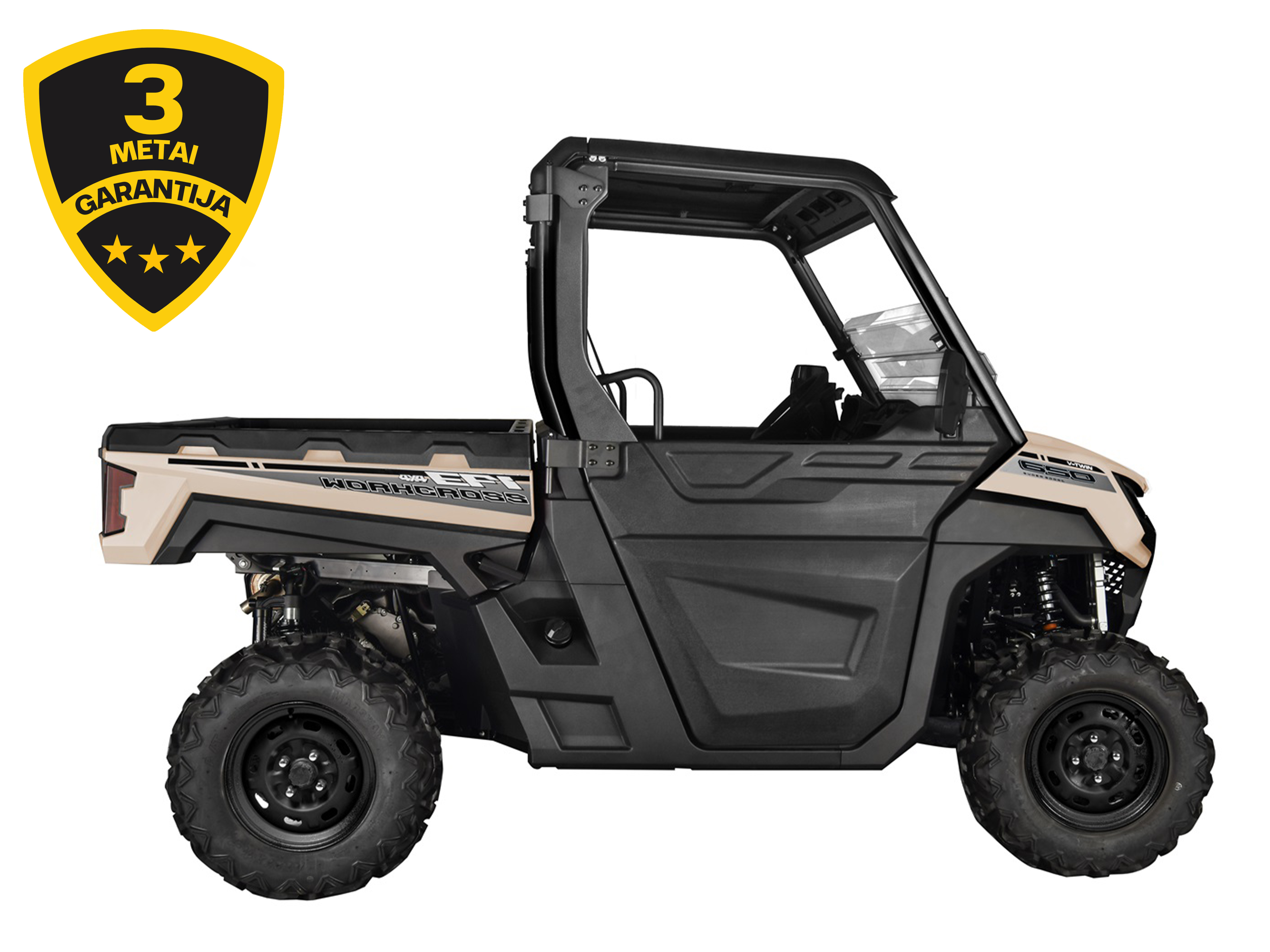 AODES WORKCROSS 650-3 EPS MOTOVISUREIGIS Šviesiai Rudas