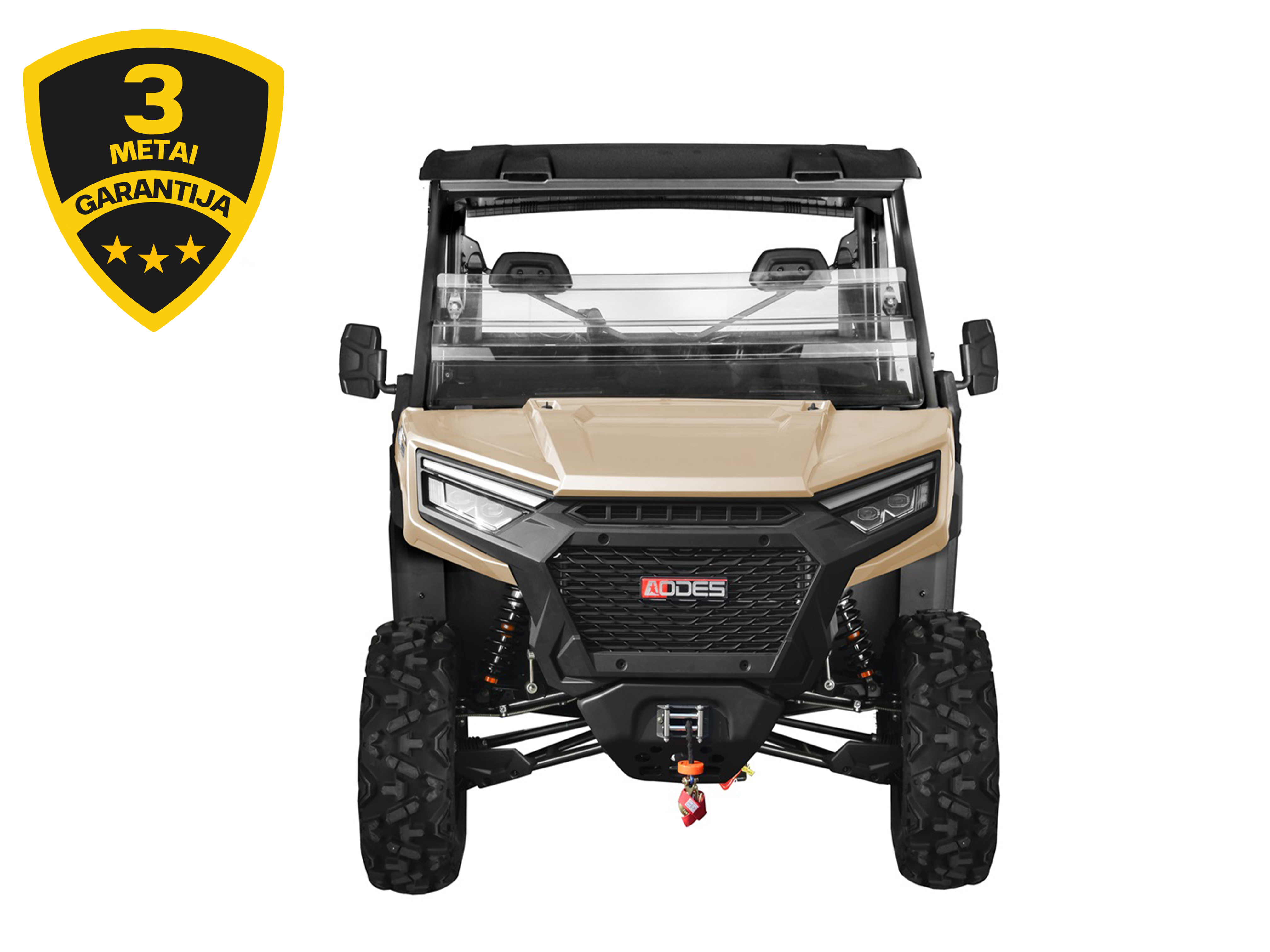 AODES WORKCROSS 650-3 EPS MOTOVISUREIGIS Šviesiai Rudas