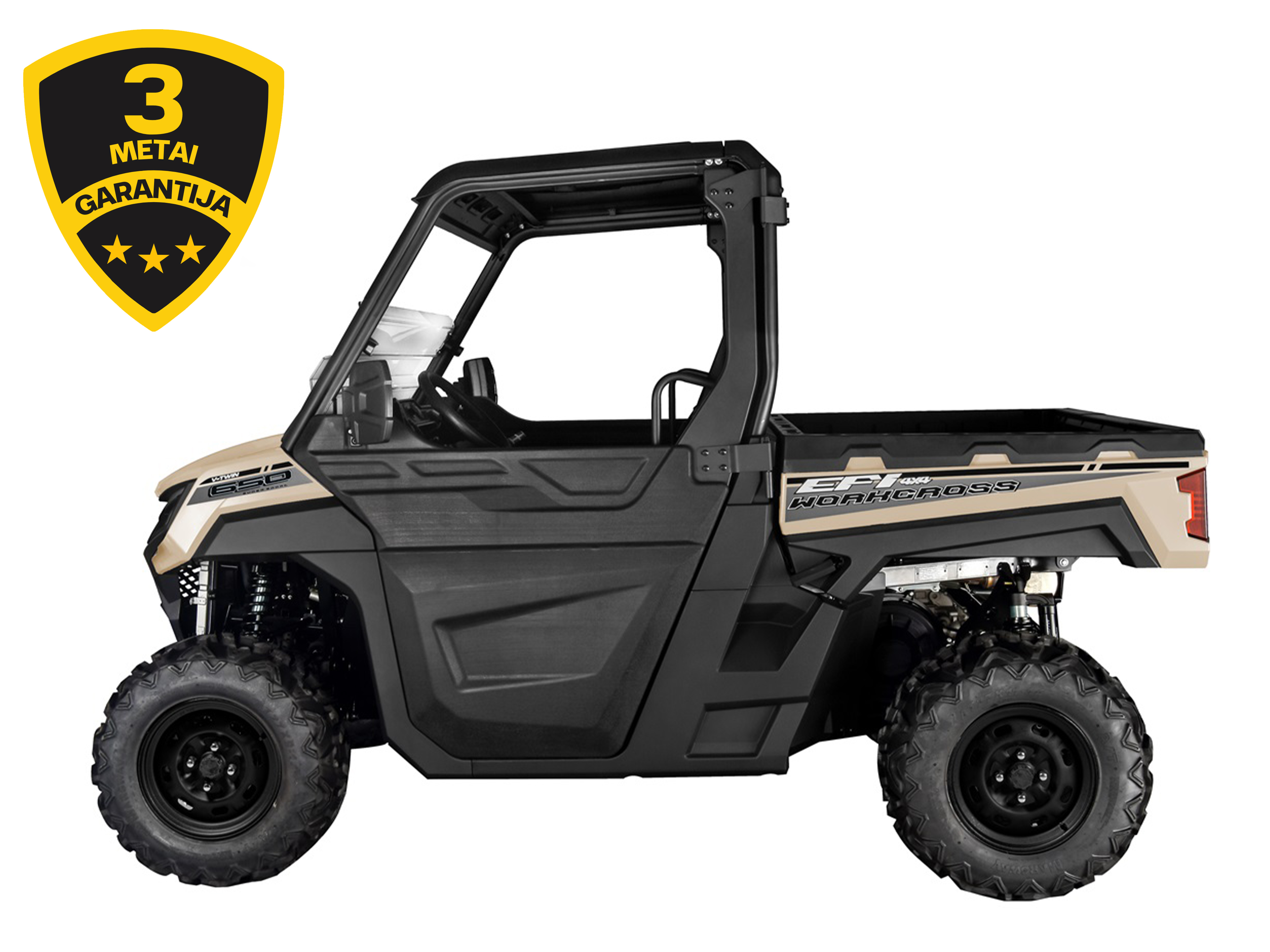 AODES WORKCROSS 650-3 EPS MOTOVISUREIGIS Šviesiai Rudas