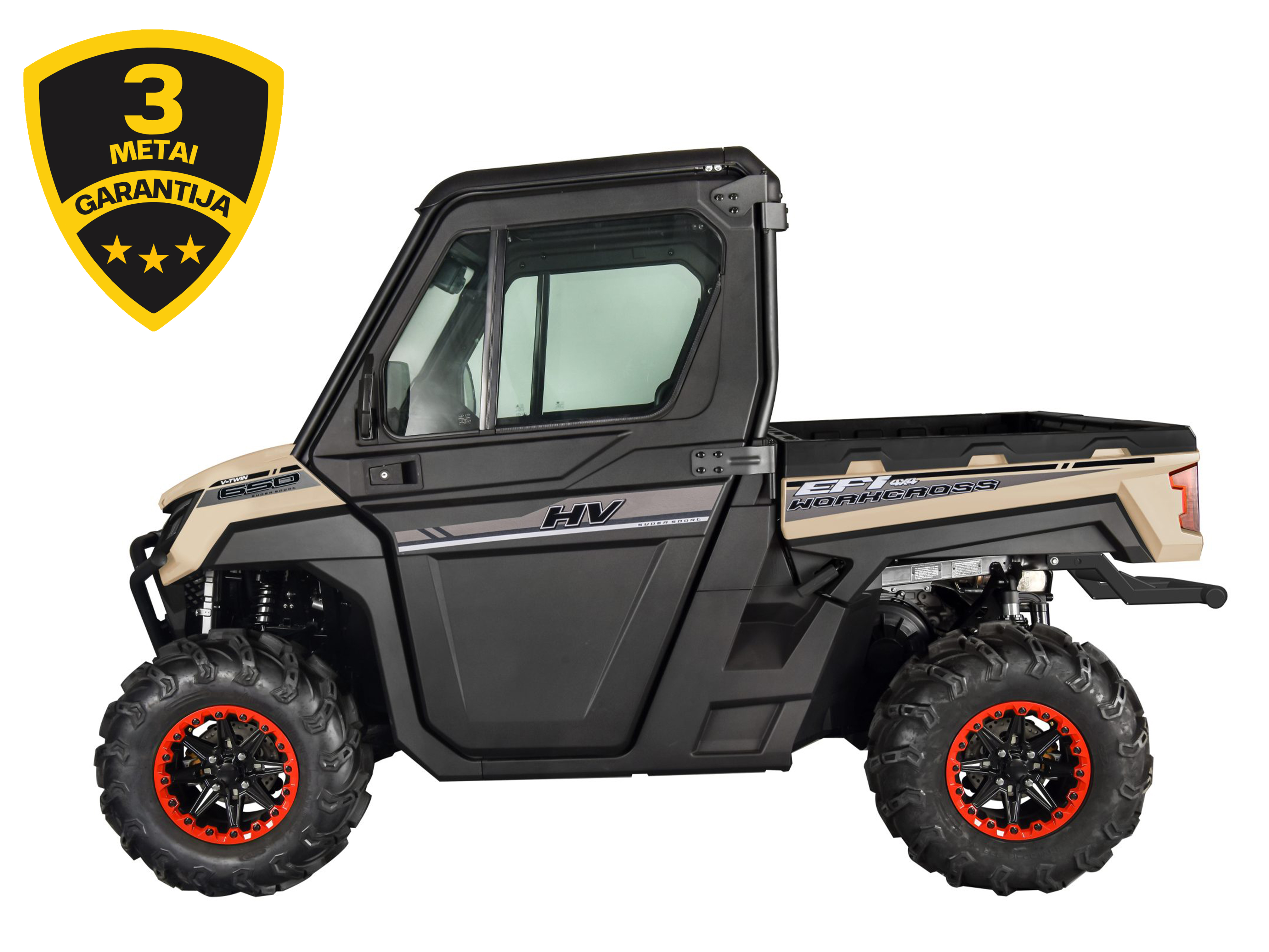 AODES WORKCROSS 650-3 HVAC EPS MOTOVISUREIGIS Šviesiai rudas