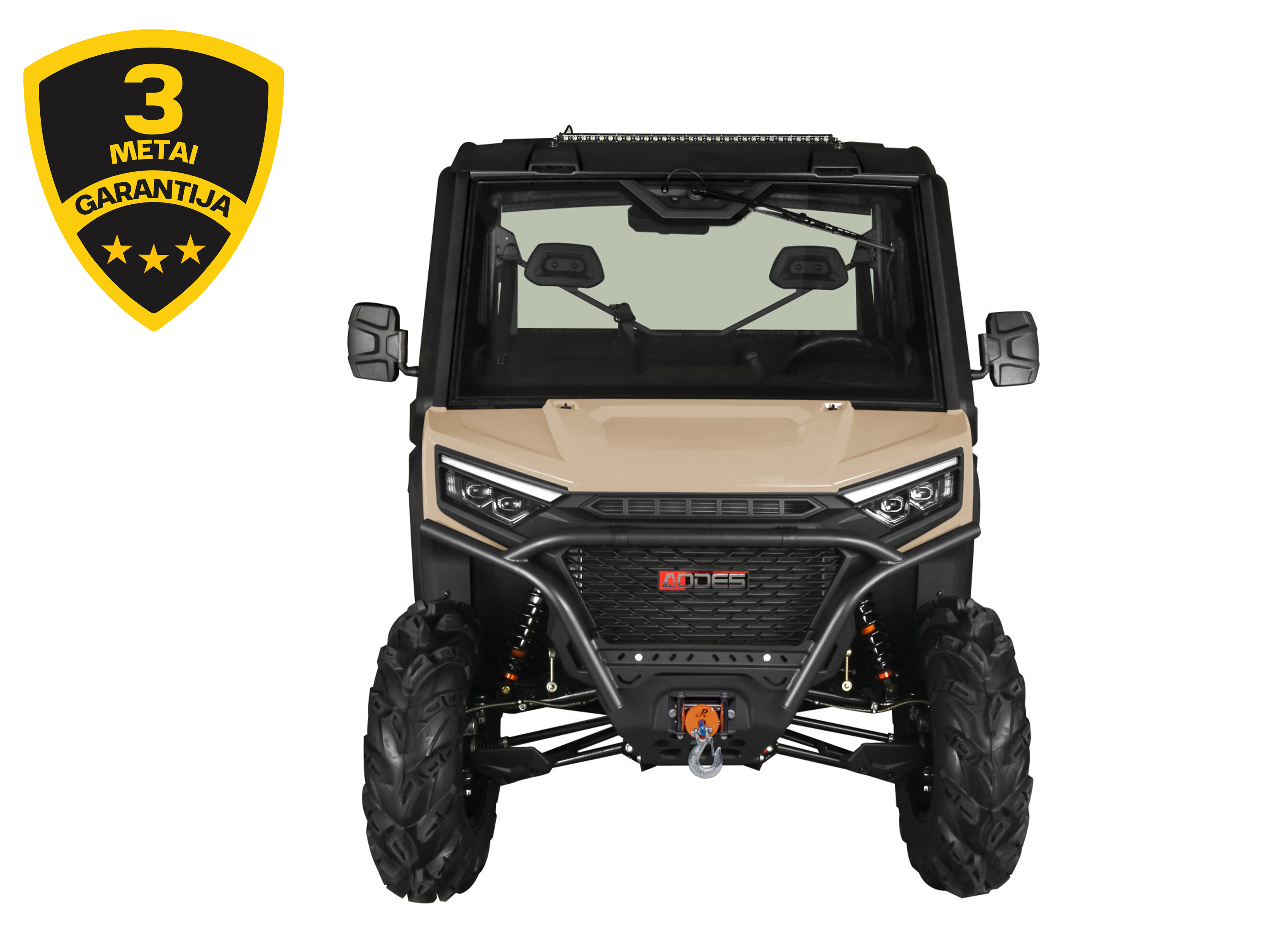 AODES WORKCROSS 650-3 HVAC EPS MOTOVISUREIGIS Šviesiai rudas
