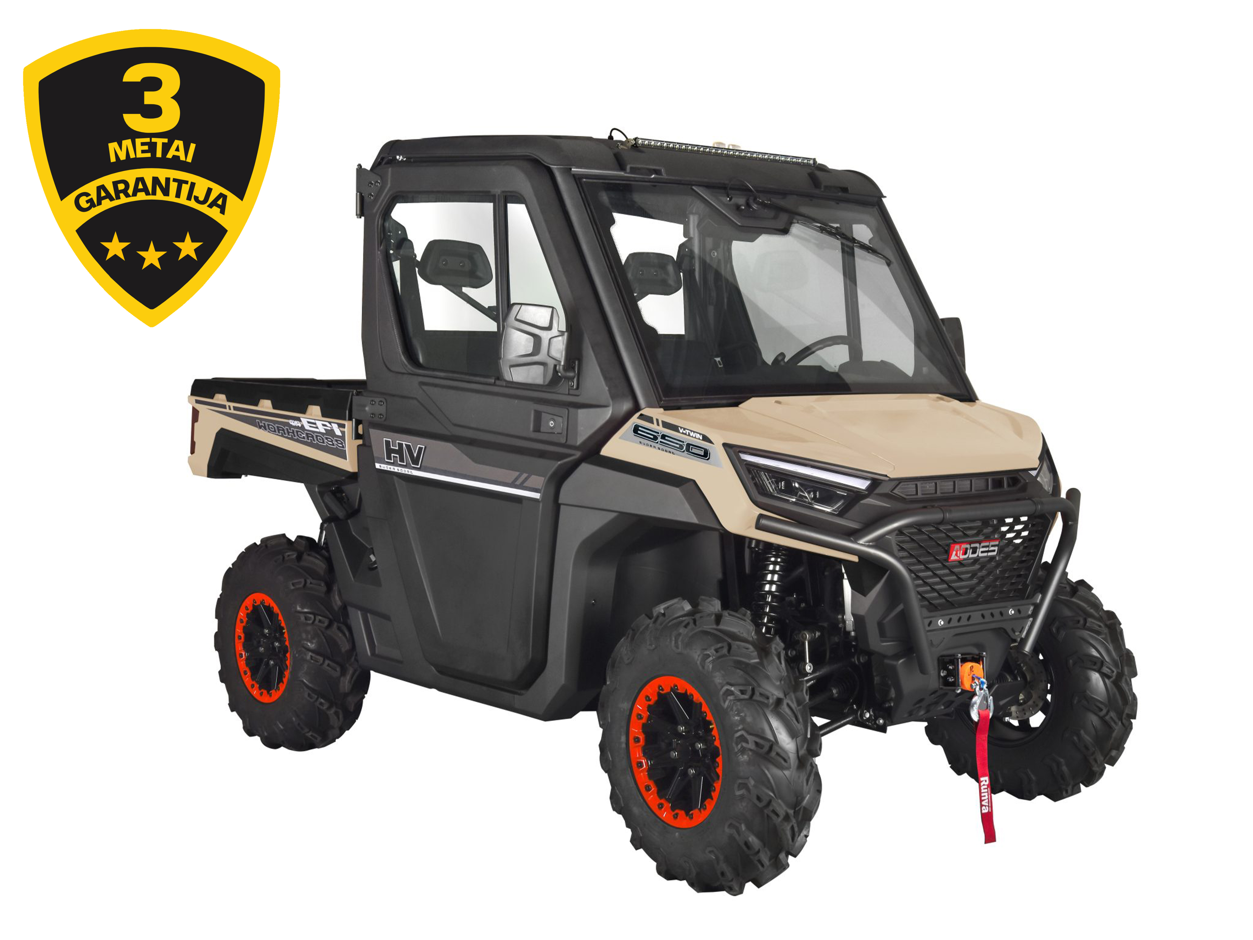 AODES WORKCROSS 1000-3 HVAC EPS MOTOVISUREIGIS Šviesiai rudas