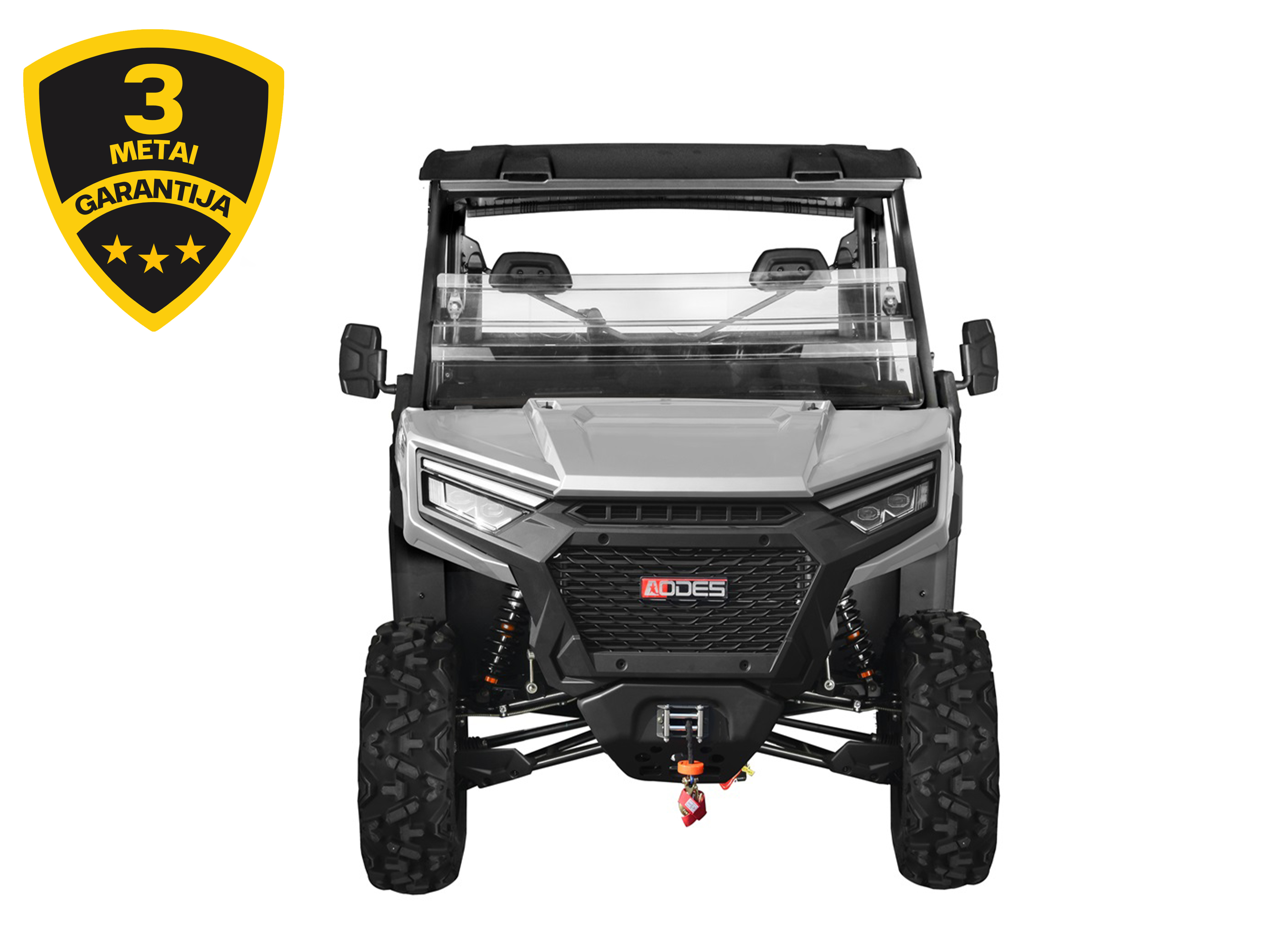 AODES WORKCROSS 650-3 EPS MOTOVISUREIGIS Sidabrinis