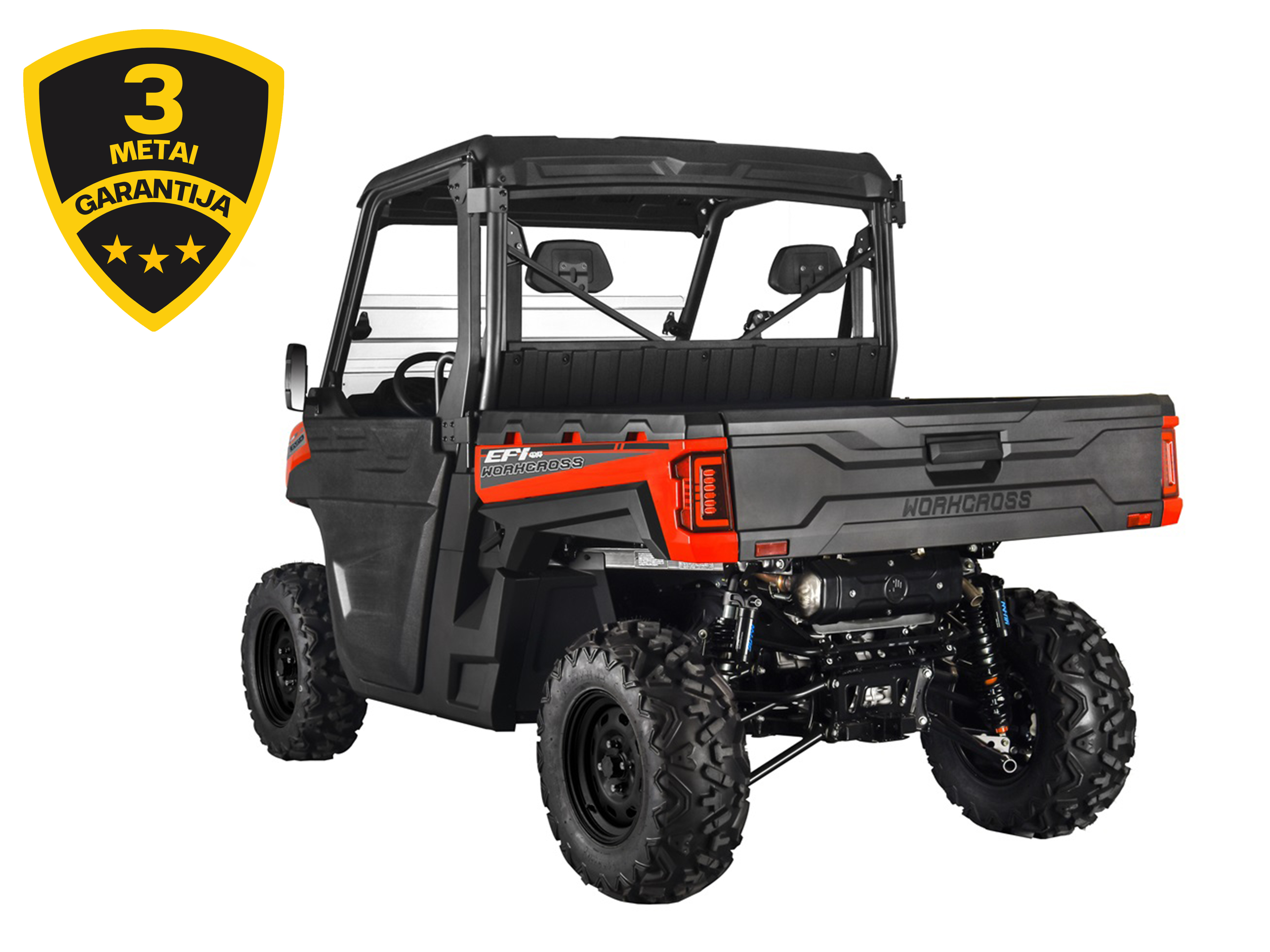 AODES WORKCROSS 650-3 EPS MOTOVISUREIGIS Raudonas