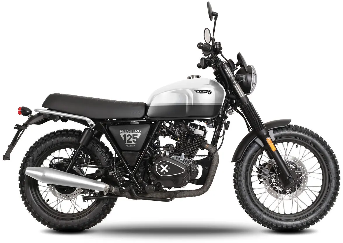 BRIXTON FELSBERG 125 ABS ARCTIC WHITE EURO 5+