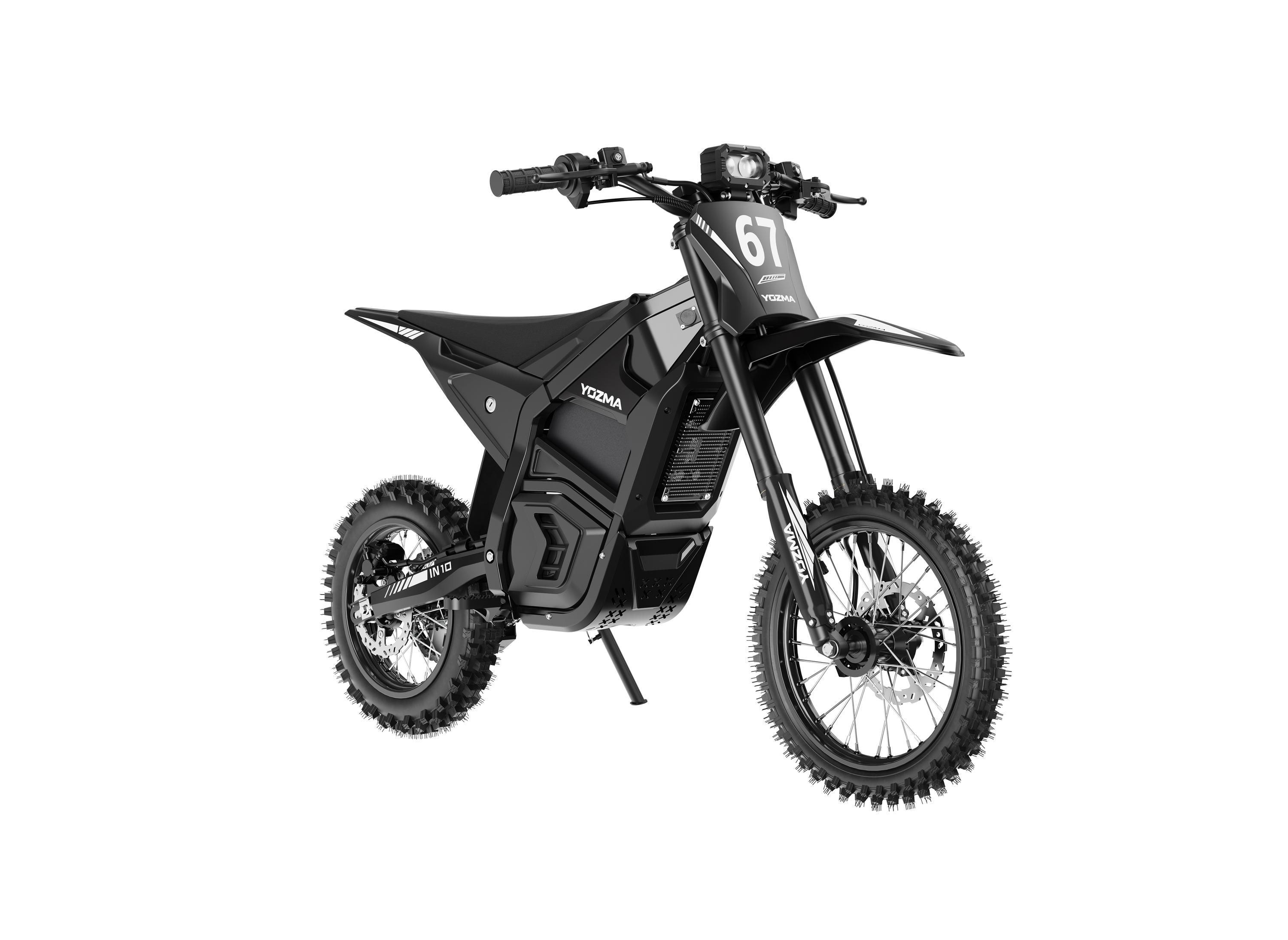 YOZMA IN 10 ELEKTRINIS BEKELĖS MINI MOTOCIKLAS JUODAS
