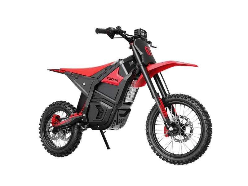YOZMA IN 10 ELEKTRINIS BEKELĖS MINI MOTOCIKLAS RAUDONAS