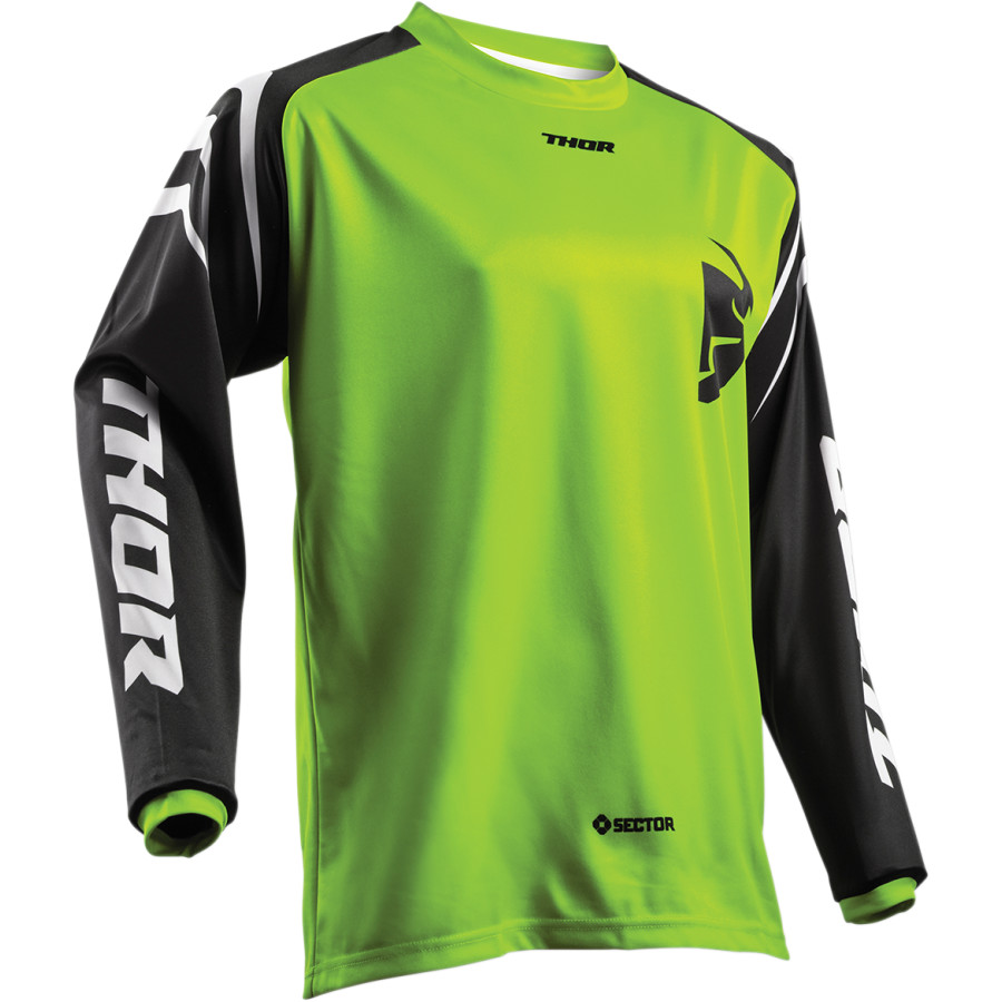 MARŠKINĖLIAI THOR SECTOR ZONES S8 OFFROAD JERSEY ŽALI