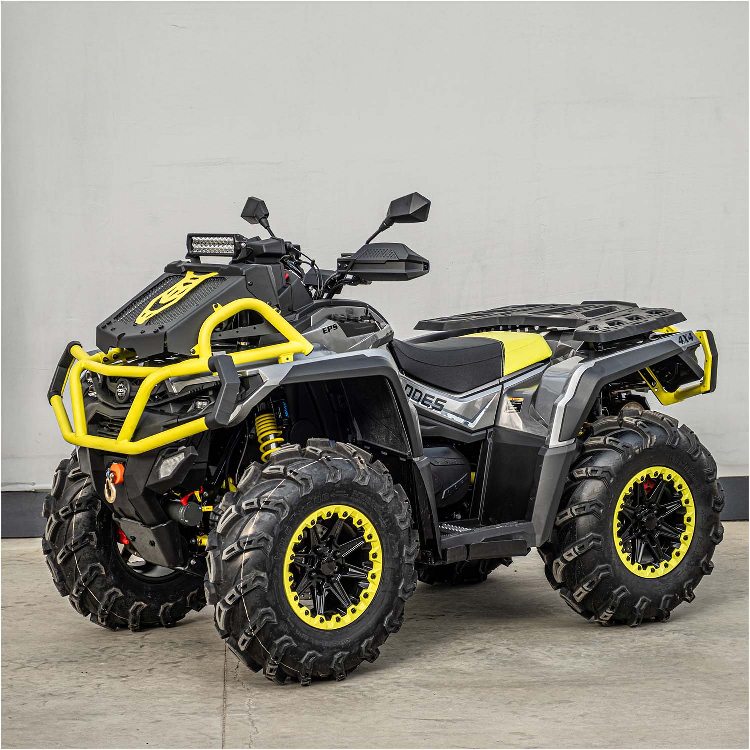 AODES Pathcross 1000S MUD PRO EPS V-Twin T3b KETURRATIS Pilkas/Geltonas