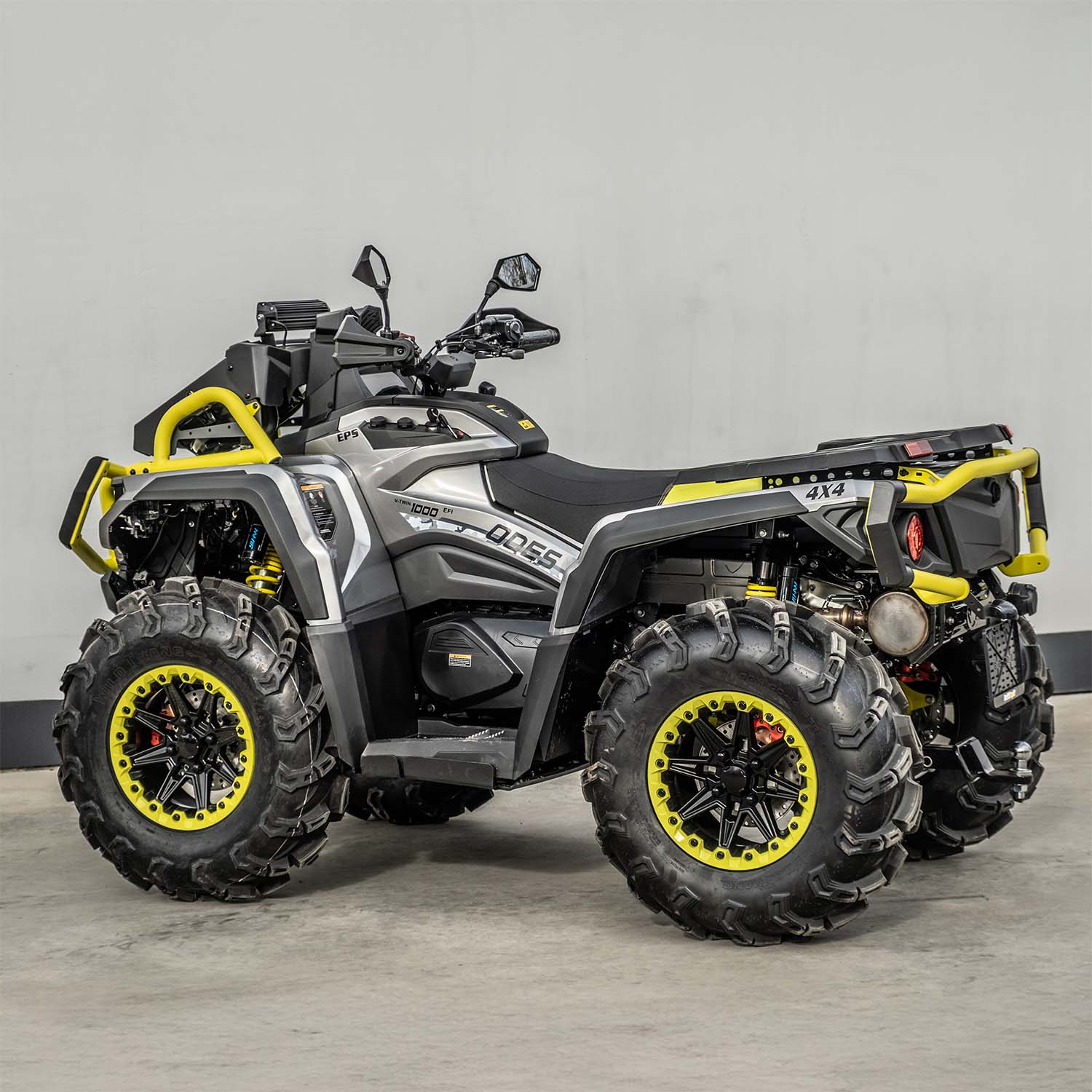 AODES Pathcross 1000S MUD PRO EPS V-Twin T3b KETURRATIS Pilkas/Geltonas