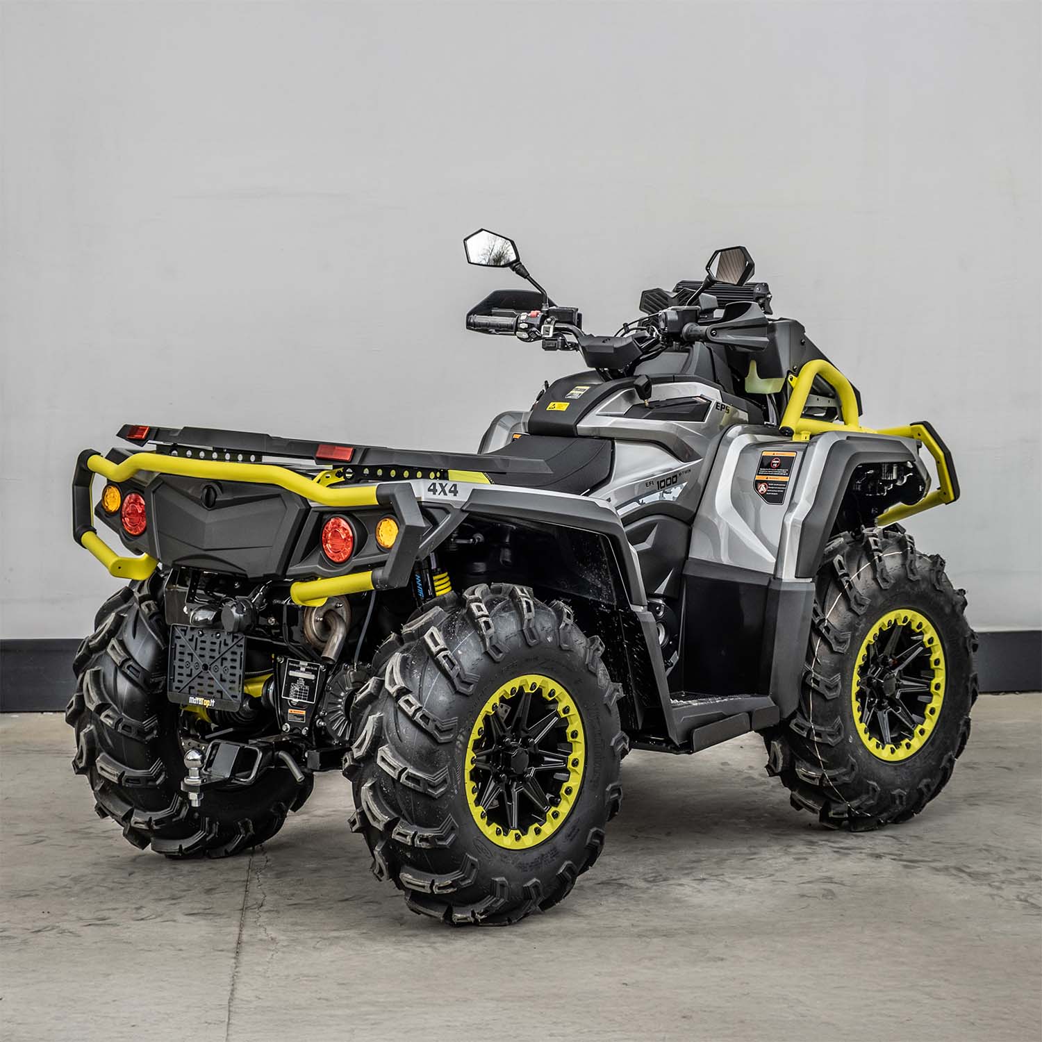 AODES Pathcross 1000S MUD PRO EPS V-Twin T3b KETURRATIS Pilkas/Geltonas