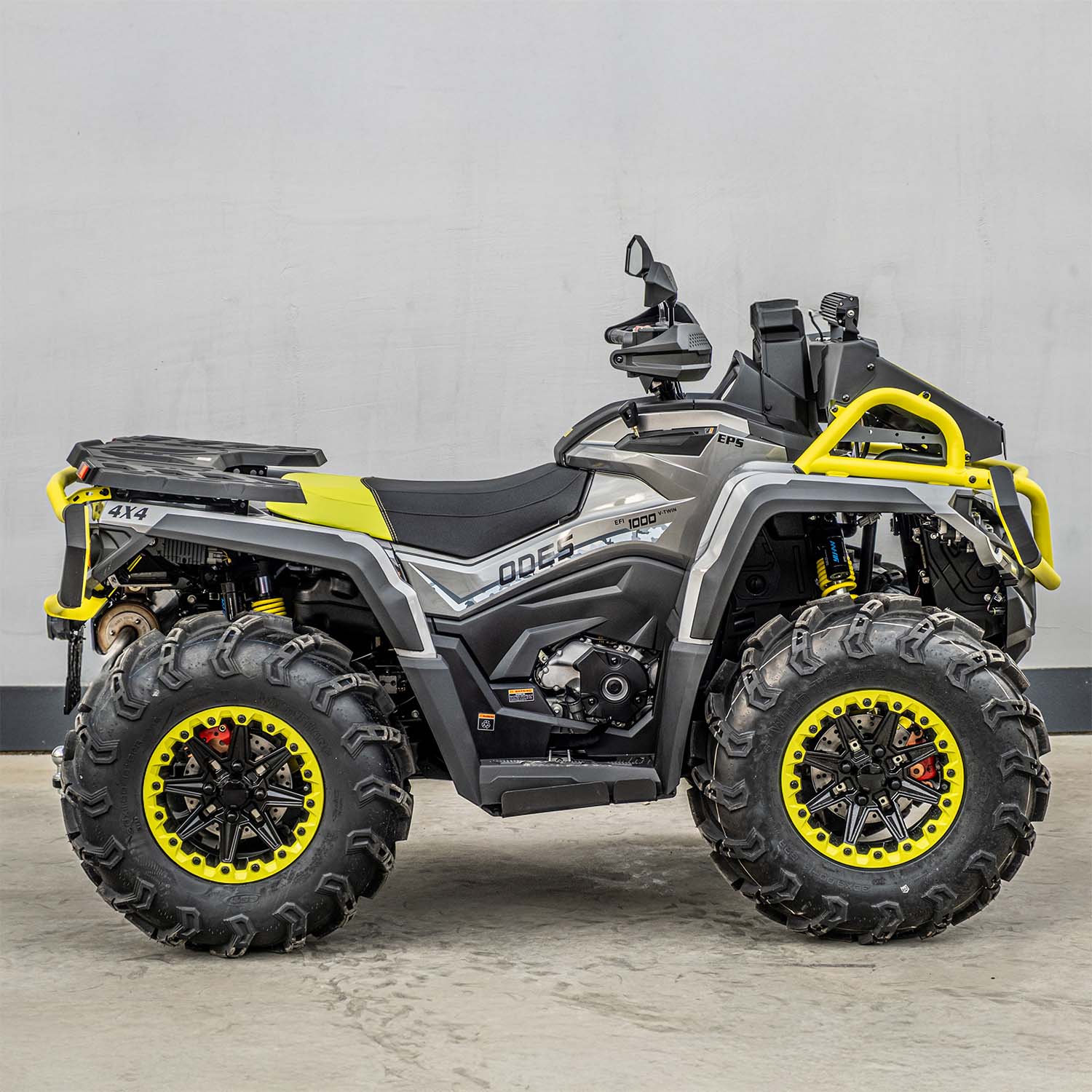AODES Pathcross 1000S MUD PRO EPS V-Twin T3b KETURRATIS Pilkas/Geltonas