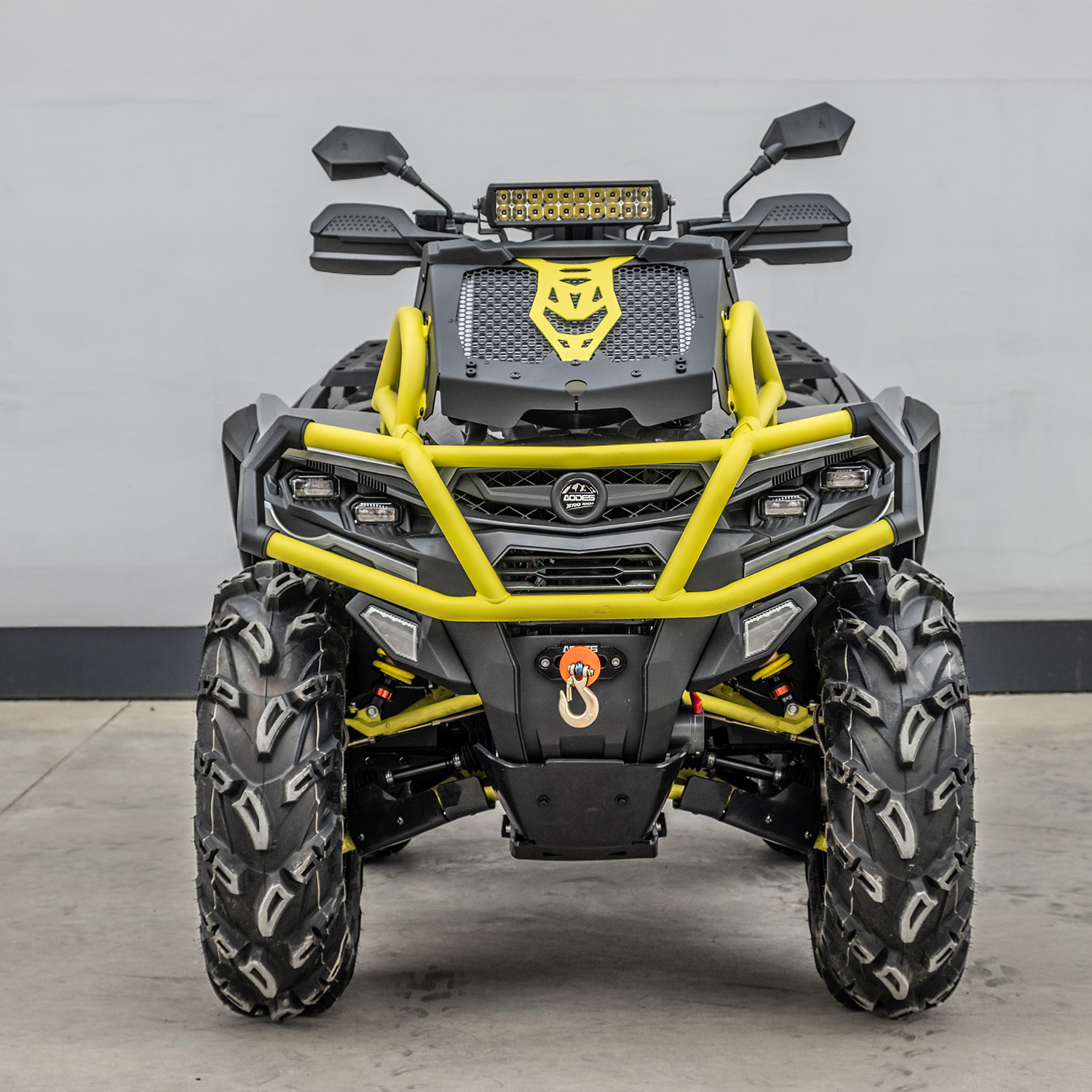 AODES Pathcross 1000S MUD PRO EPS V-Twin T3b KETURRATIS Pilkas/Geltonas