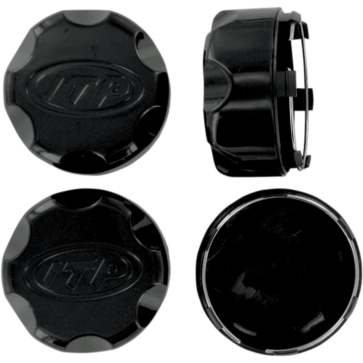 Ratų dangteliai CAP KIT ITP BLACK 4/137 (4pcs.)