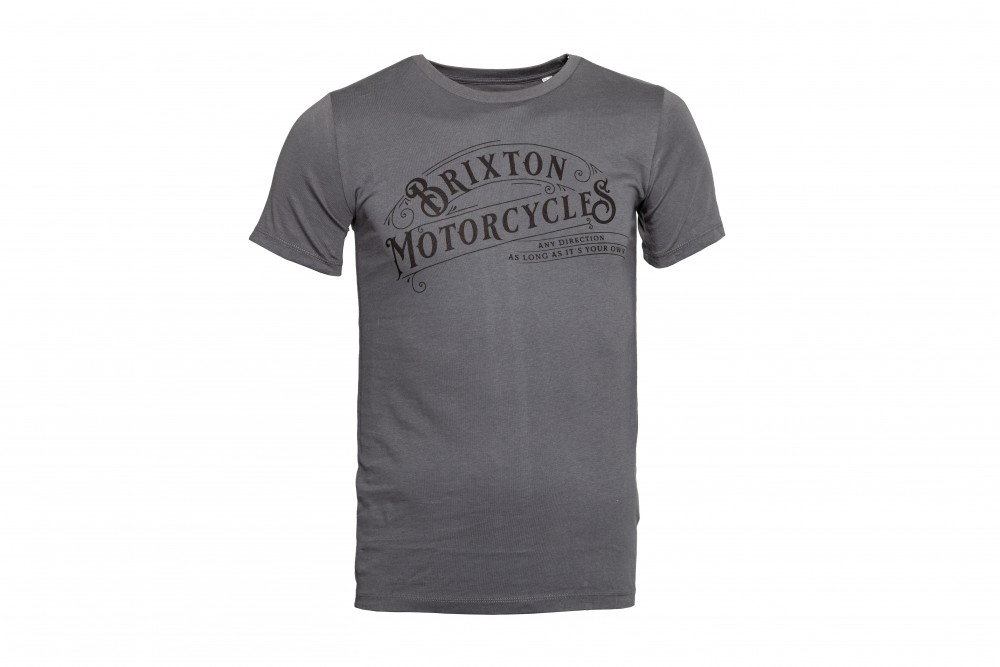 MARŠKINĖLIAI BRIXTON WESTERN ANTHRACITE
