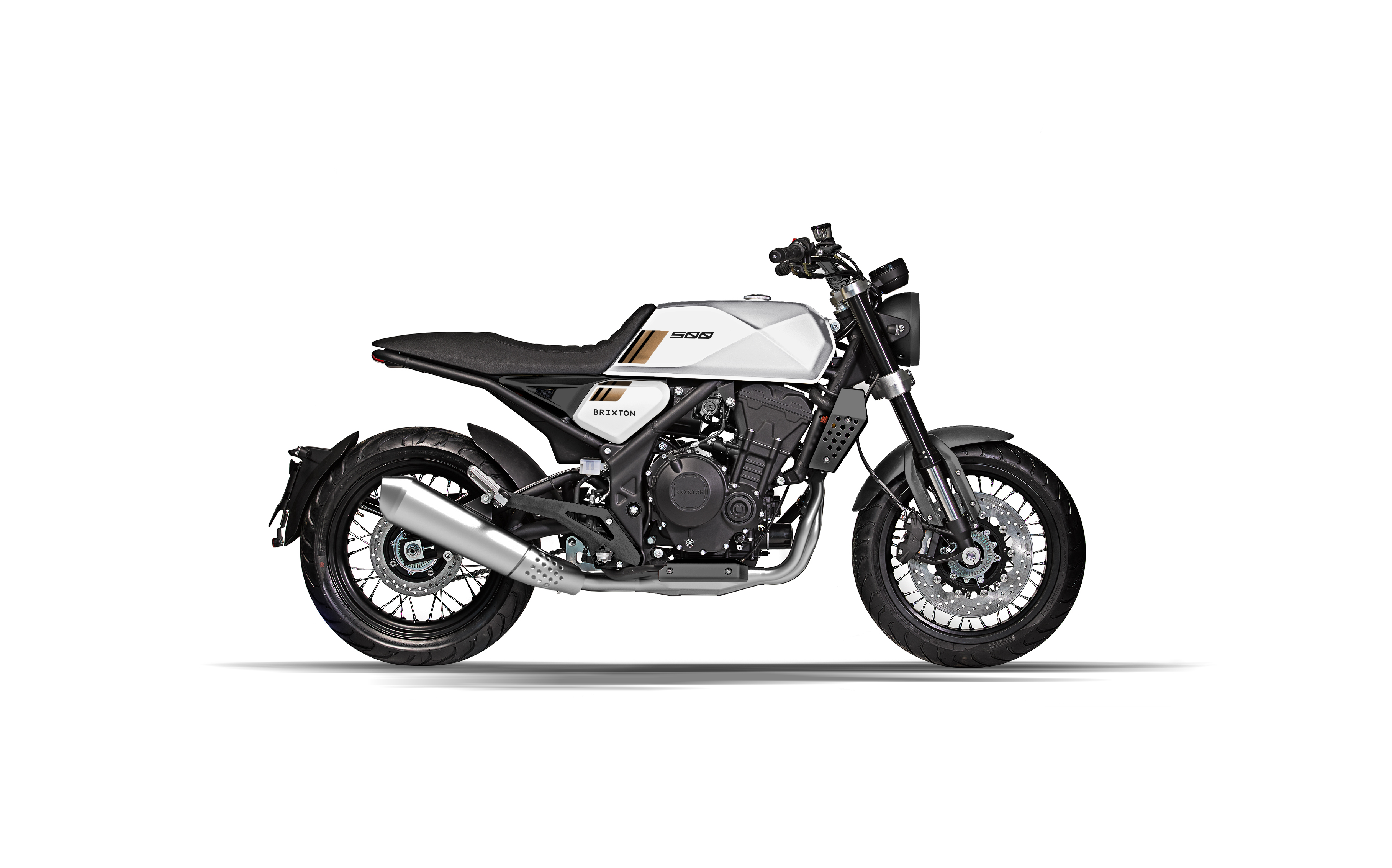 BRIXTON CROSSFIRE 500 ABS BULLET SILVER MATT