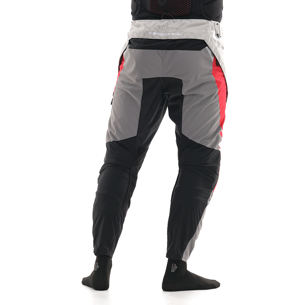 MOTOKROSO KELNĖS DRAGONFLY ENDURO FREERIDE PILKA/ RAUDONA UNISEX