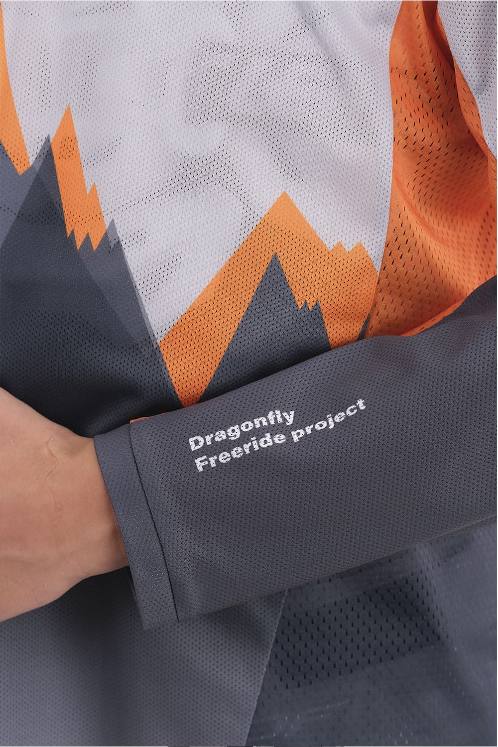 MOTO MARŠKINĖLIAI DRAGONFLY ENDURO FREERIDE PILKI