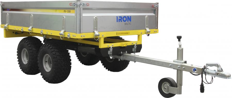 PLATFORMINĖ PRIEKABA IRON BALTIC FD-1200 R1A – REGISTRUOJAMA