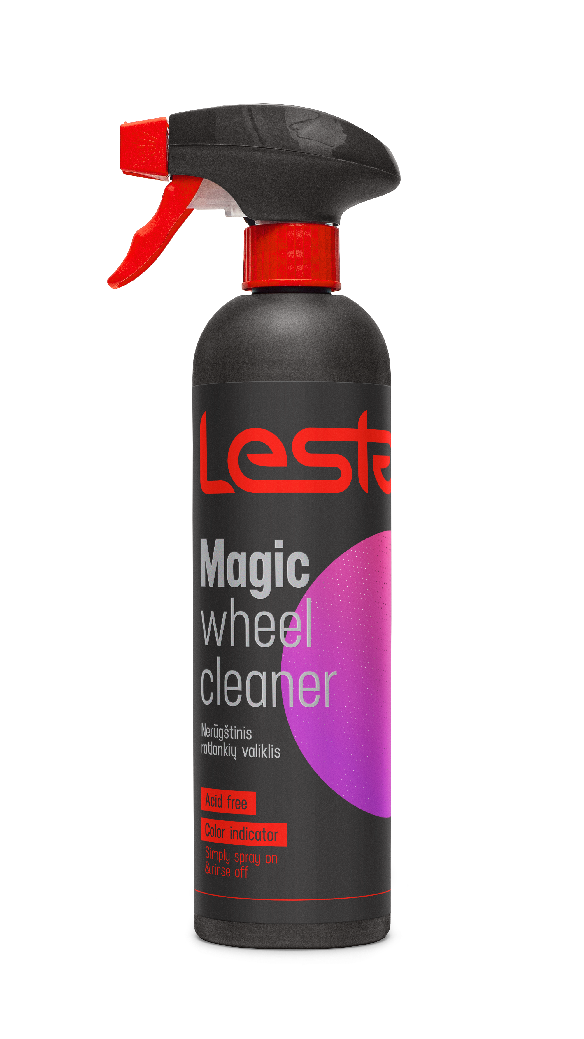 LESTA MAGIC WHEEL CLEANER NERŪGŠTINIS RATLANKIŲ VALIKLIS 0.5L