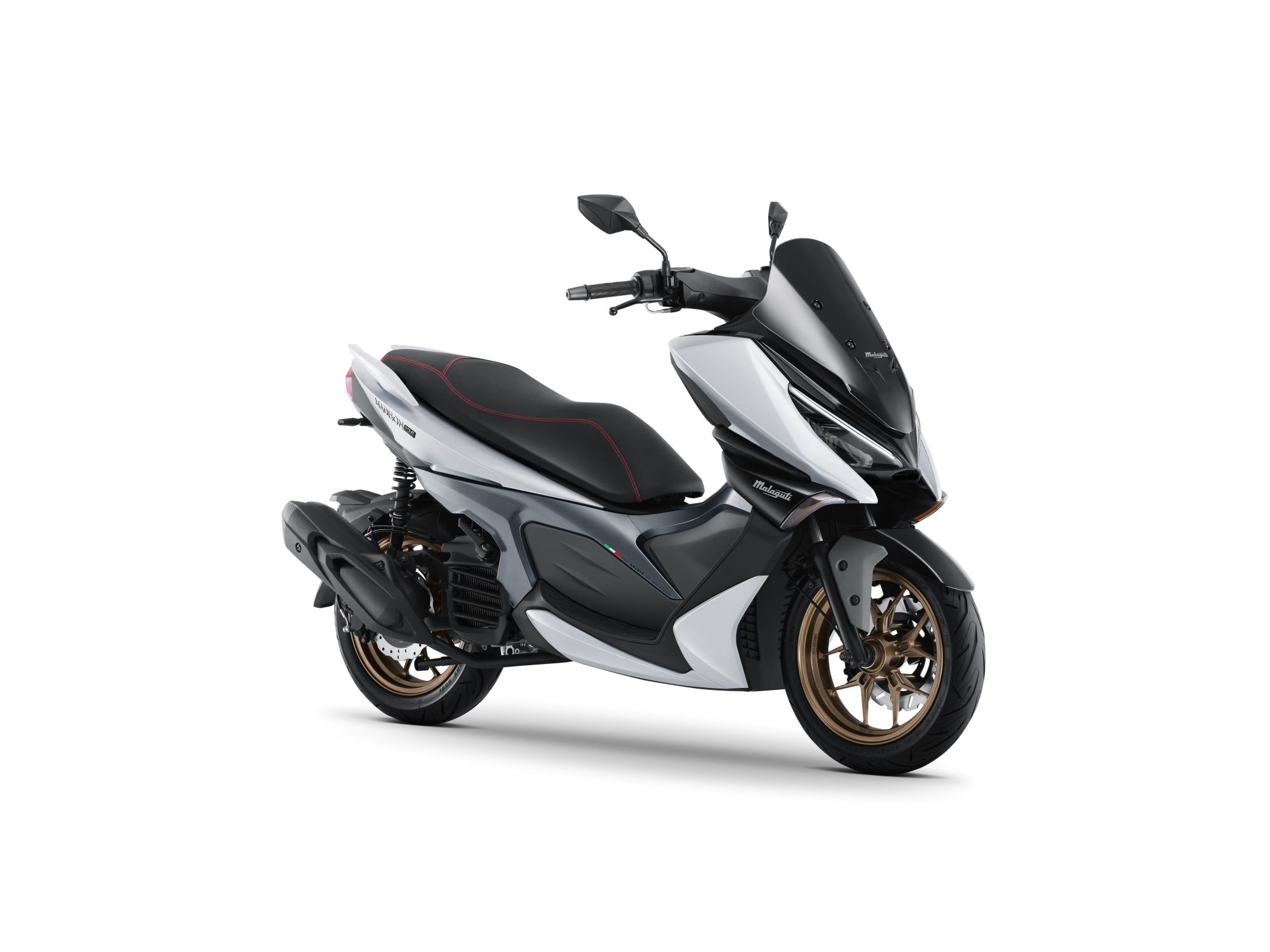 Motoroleris MALAGUTI MADISON 125 NEVE WHITE