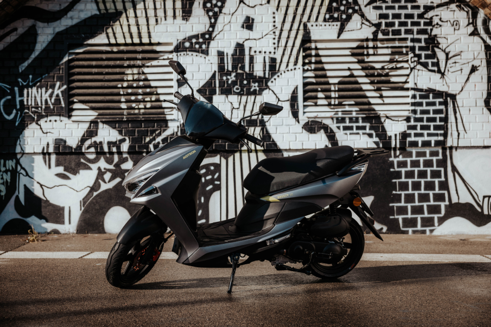 Motoroleris MOTRON BREEZY 50 ROCK GREY