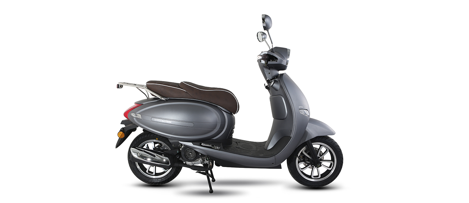 Motoroleris MOTRON IDEO 50 ROCK GREY