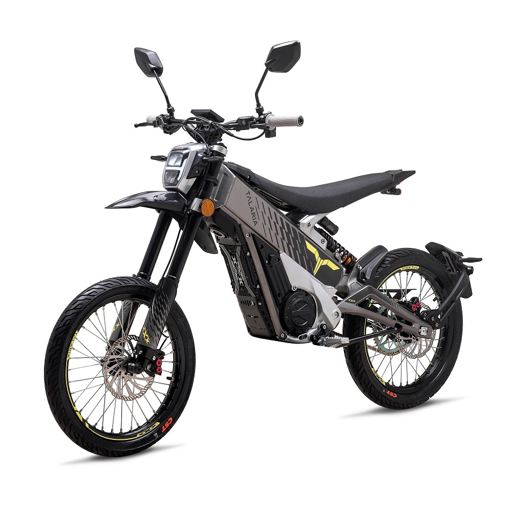 TALARIA XXX TL2500MX ELEKTRINIS MOTOCIKLAS SILVER GREY/ YELLOW 60V/40Ah ( registruojamas )