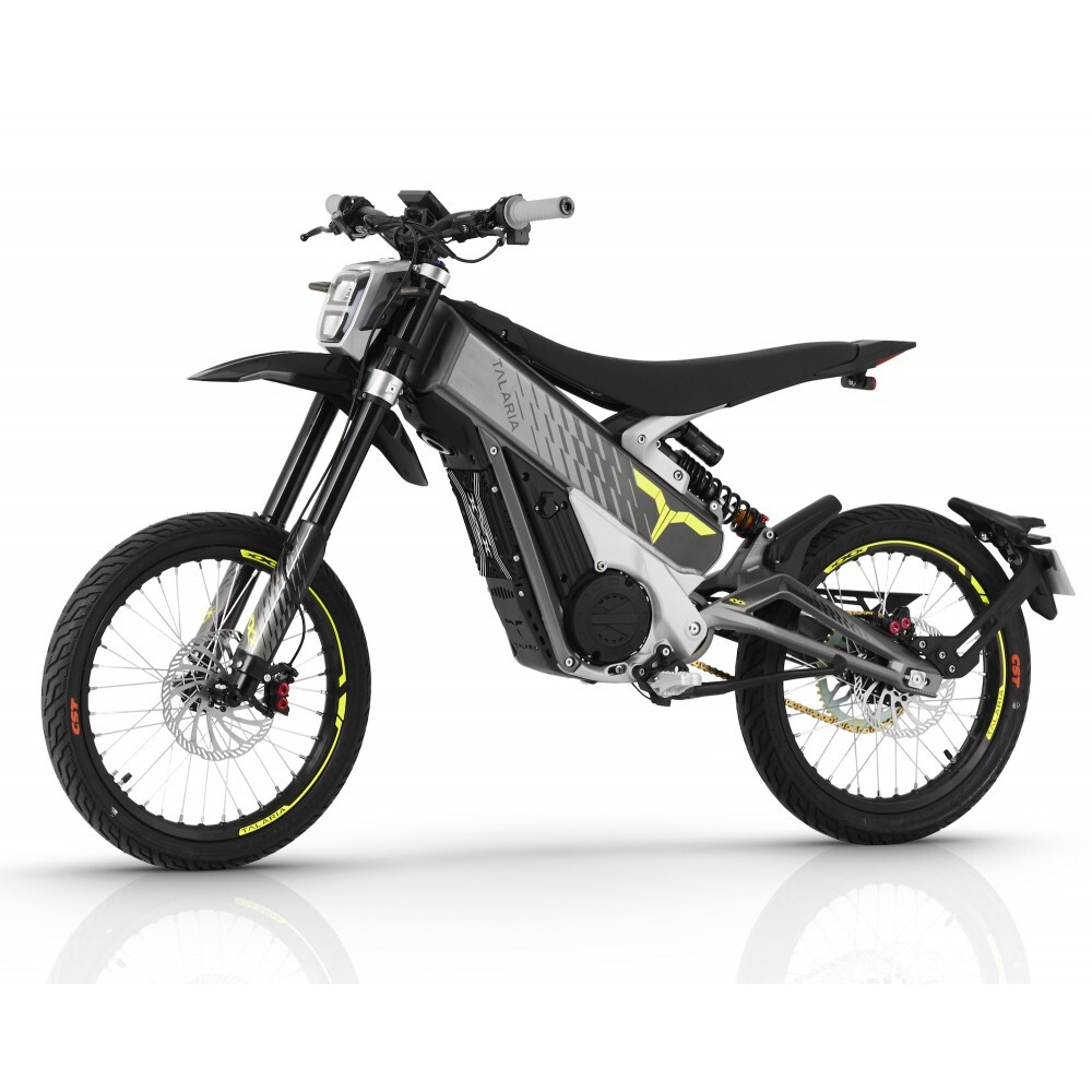 TALARIA XXX TL2500MX ELEKTRINIS MOTOCIKLAS SILVER GREY/ YELLOW 60V/40Ah