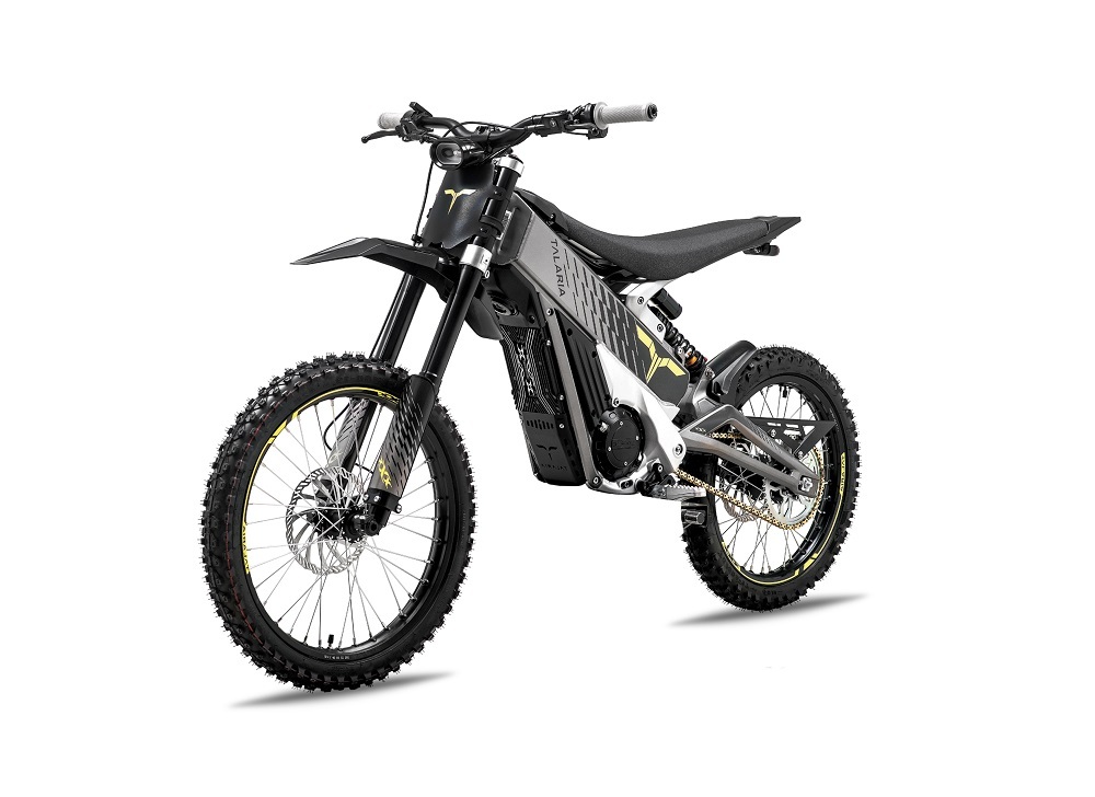 TALARIA XXX TL2500MX ELEKTRINIS MOTOCIKLAS SILVER GREY/ YELLOW 60V/40Ah