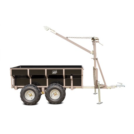 PRIEKABA SHARK ATV TRAILER WOOD 1500 BLACK